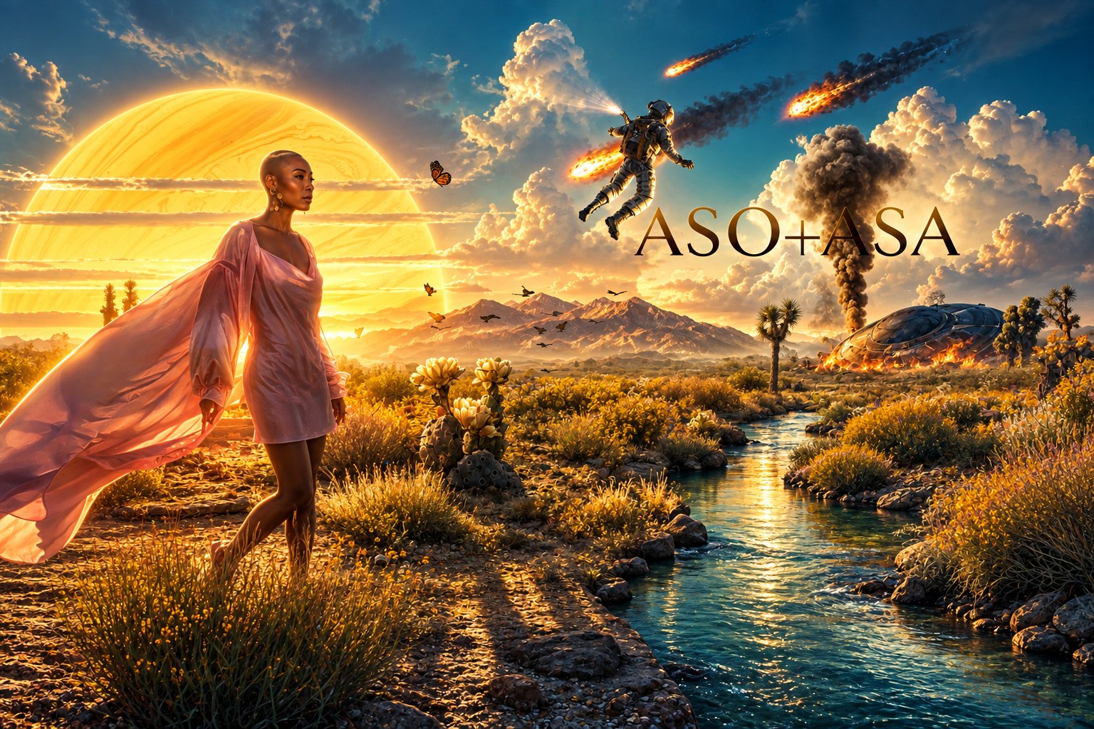 "ASO+ASA" — #commission #graphicdesign #photography #compositing #campaign #surrealism