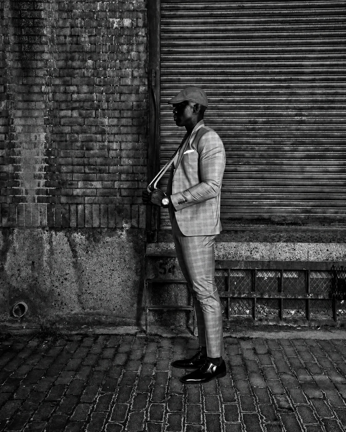 "Grey in Alley" — #blackandwhite #photography #lightroom #portfolio #model #photocommission