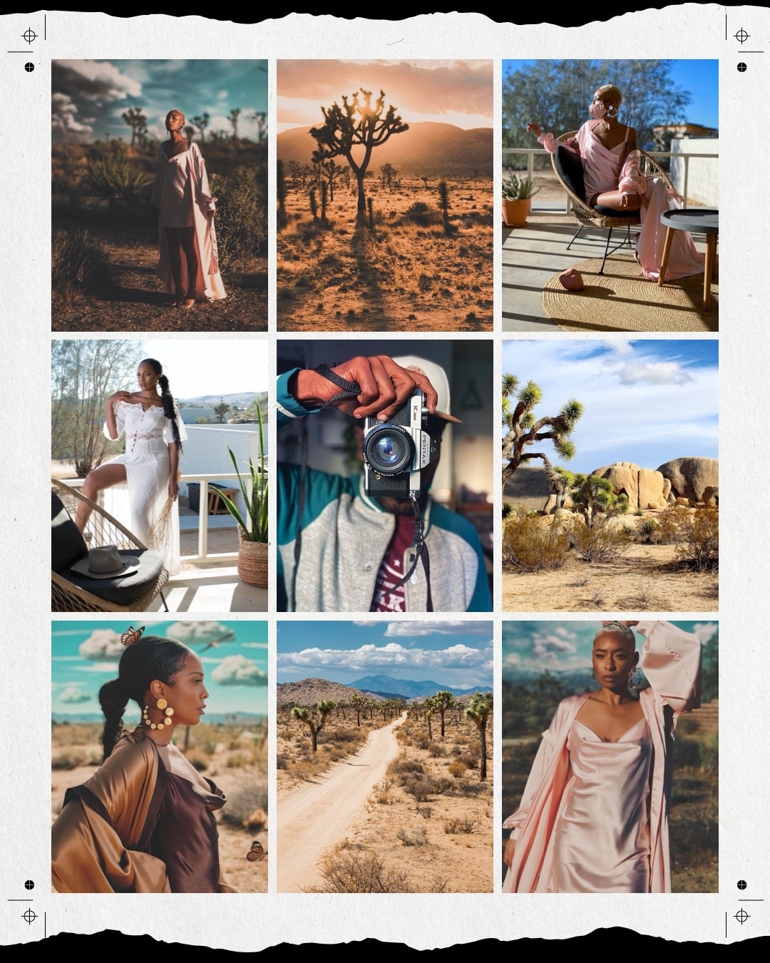 "Joshua Tree, Contact Sheet" — #photography #editorial #series #field #lightroom