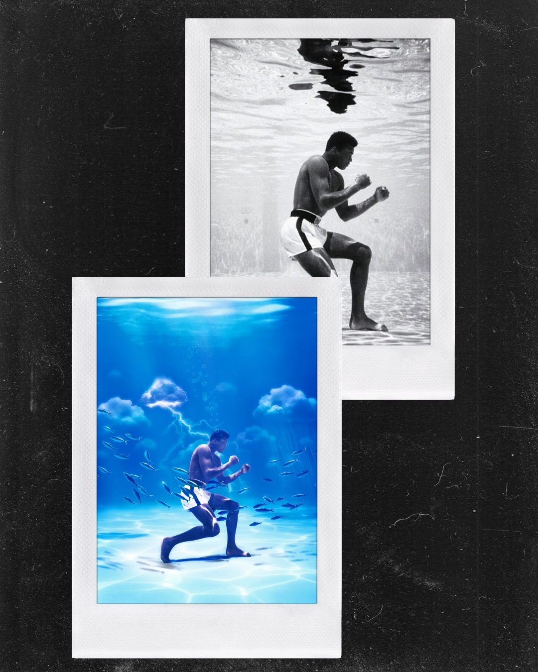 "Elder Twin" — #graphicdesign #compositing #surrealism #iconart #muhammadali #capricorn #birthdaytwin #january#17