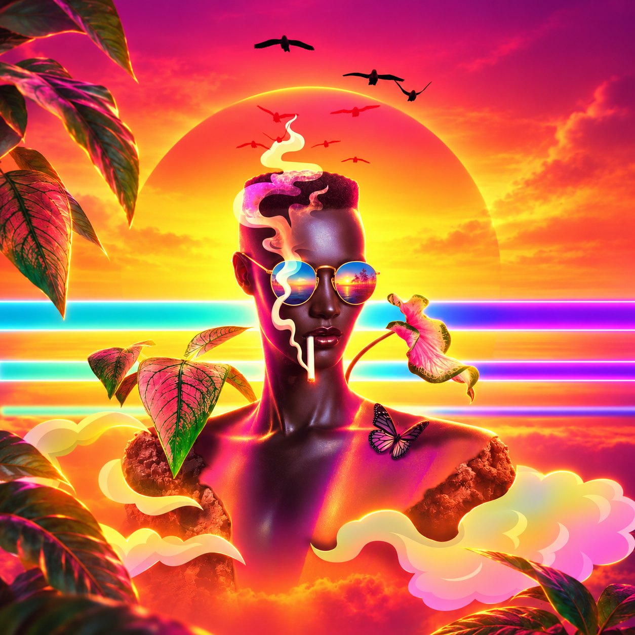 #graphicdesign #surrealism #compositing #iconart #gracejones