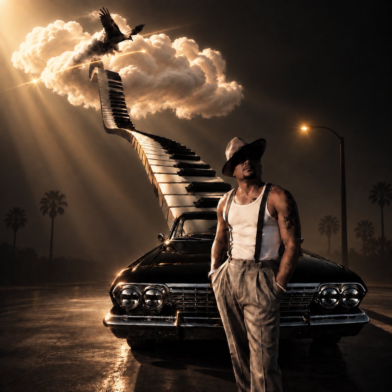 #commission #Presskit #graphicdesign #compositing #surrealism #music
